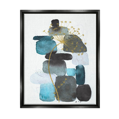 " Blue Nature Rocks Dandelion " by Jocelyn Benford
