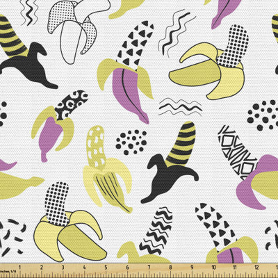 Petersburgh Fruit Dots Lines 90'S Style Fabric