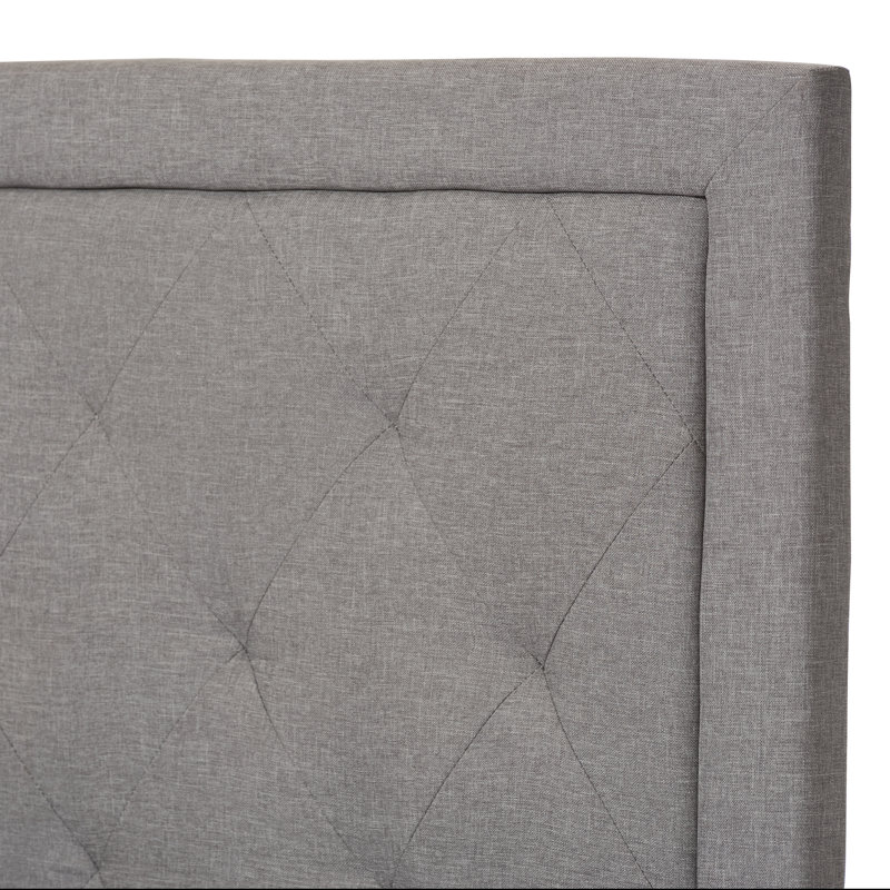 Keelin Upholstered Standard Bed, Gray