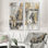 «Gray Elephants Laundry Day I», ensemble de 2 pièces d'art mural