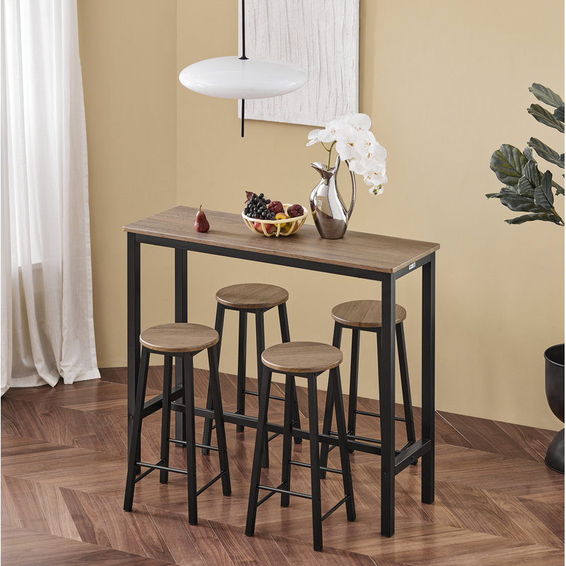 Caelab 120cm Bar Set, Black/Brown