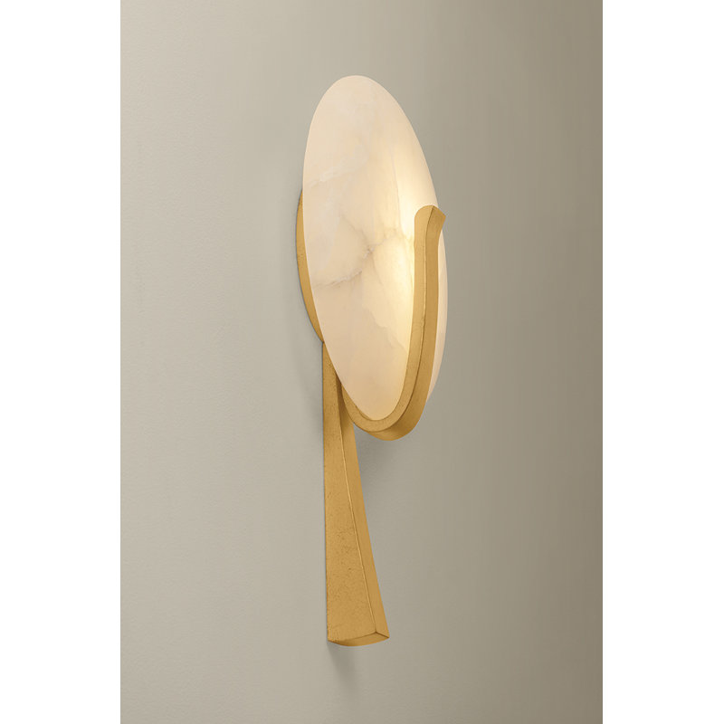Thira Wall Sconce, Vintage Gold Leaf