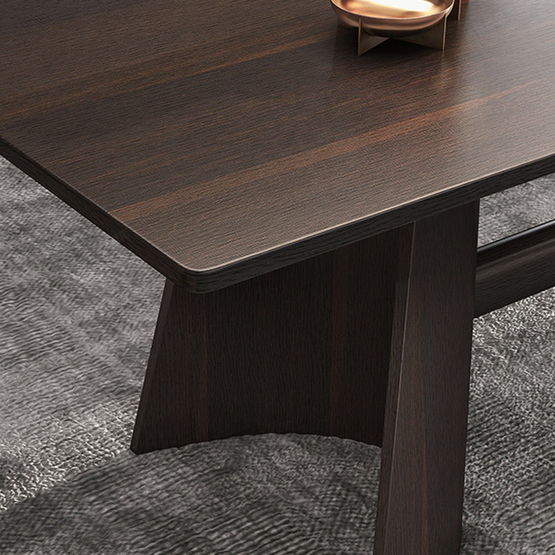 Bureau simple, de forme rectangulaire, pour étudier et travailler, H 29,92 po x l 78,74 po x P 37,4 po, Tanné