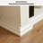 French cream-style white fireplace decorative cabinet-395871394