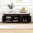 Linen Blend Upholstered Storage Bench-498423900