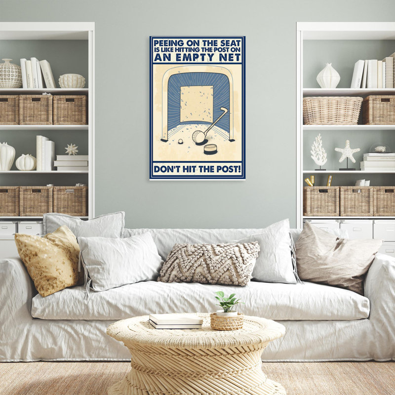 Hockey sur toile, impression sur toile, H 36 po x l 24 po x P 1,25 po