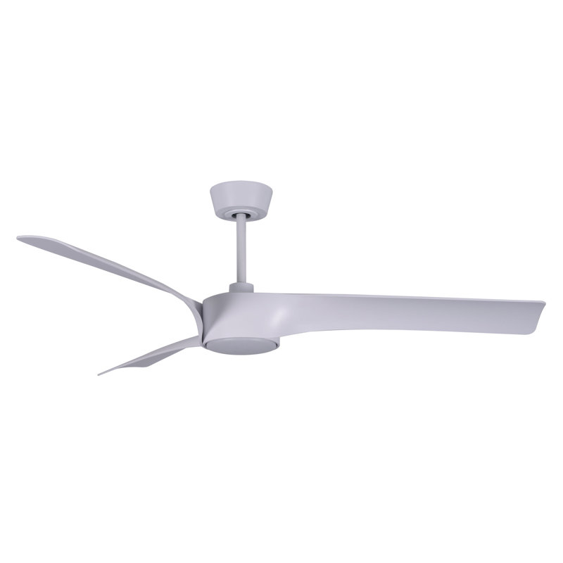 Avdul 132cm Ceiling Fan with Light Kit, White