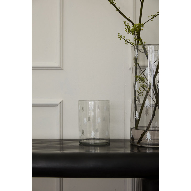 Porte-votive de table en verre, H 7 po x l 5 po x P 5 po