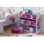 Disney Frozen Toy Storage Unit: 6-Box Organizer for Bedroom - Made from Engineered Wood/Fabric/Metal - Easy Assembly and Clean Up