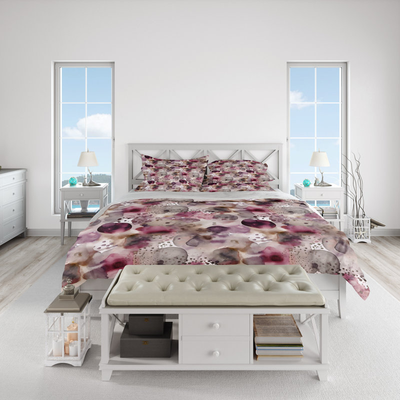 Abstract Duvet Cover, Queen Duvet Cover + 2 Queen Shams