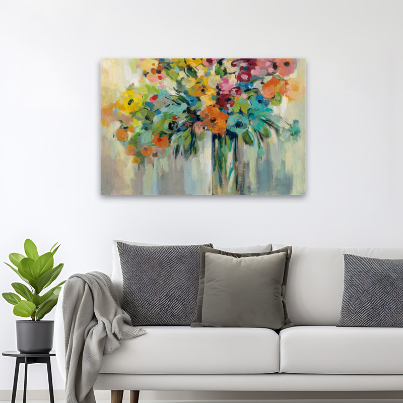 Bouquets de fleurs - Nuage de fleurs, H 32 po x l 48 po