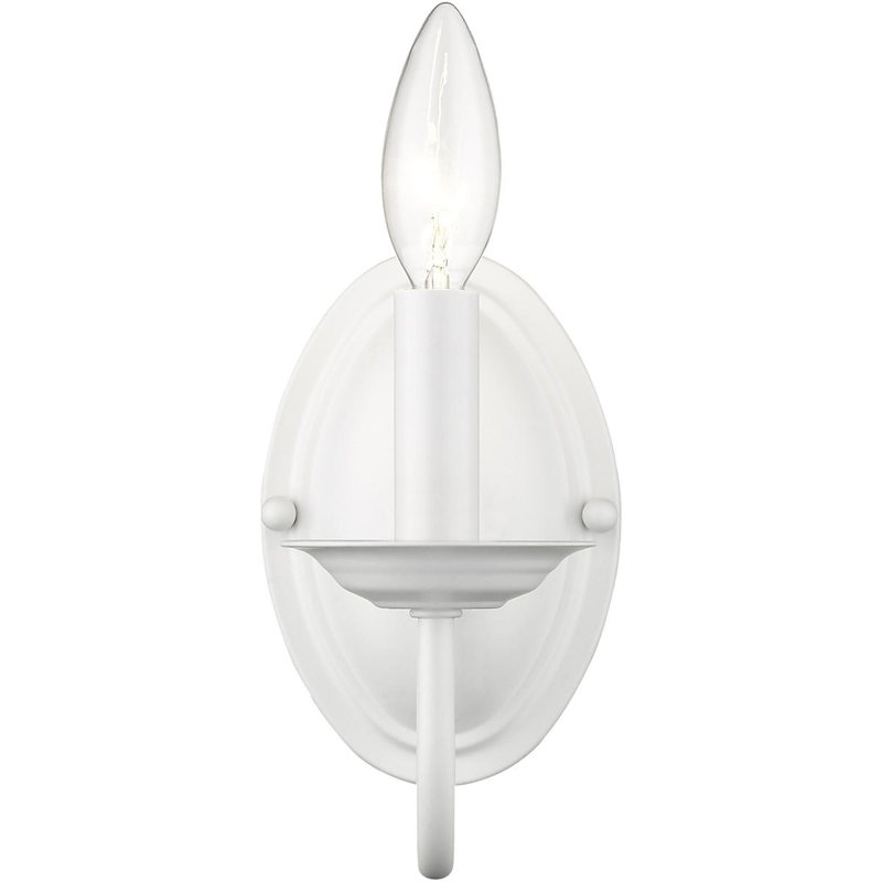Kath Flush Mounted Sconce, White