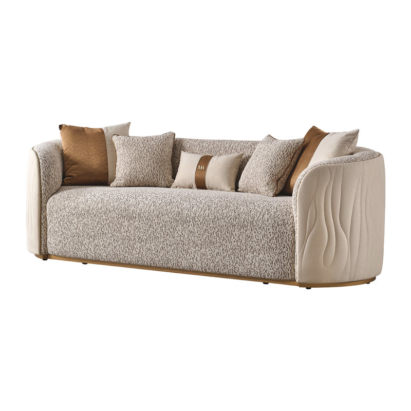 Gineverra Sofa - Biscotti/Ivory Gold
