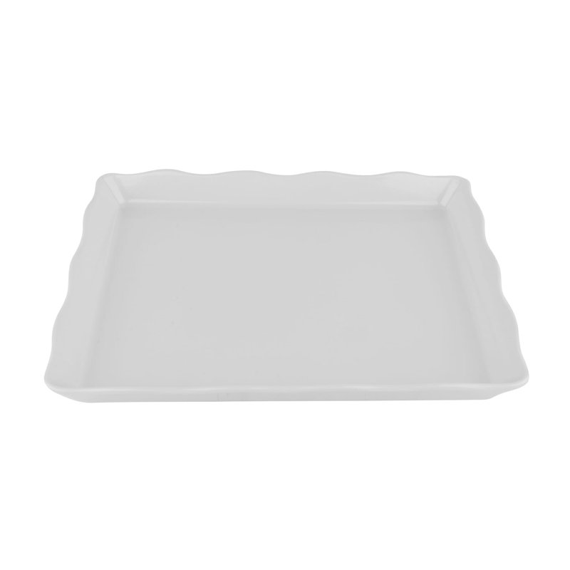 ML-155-W - Plateau de présentation 14 po x 11,5 po, profondeur 1,25 po, Blanc