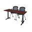 Table de formation Neyamiah Cain T-Base et 2 chaises gigognes Cadence-32554018-32554020