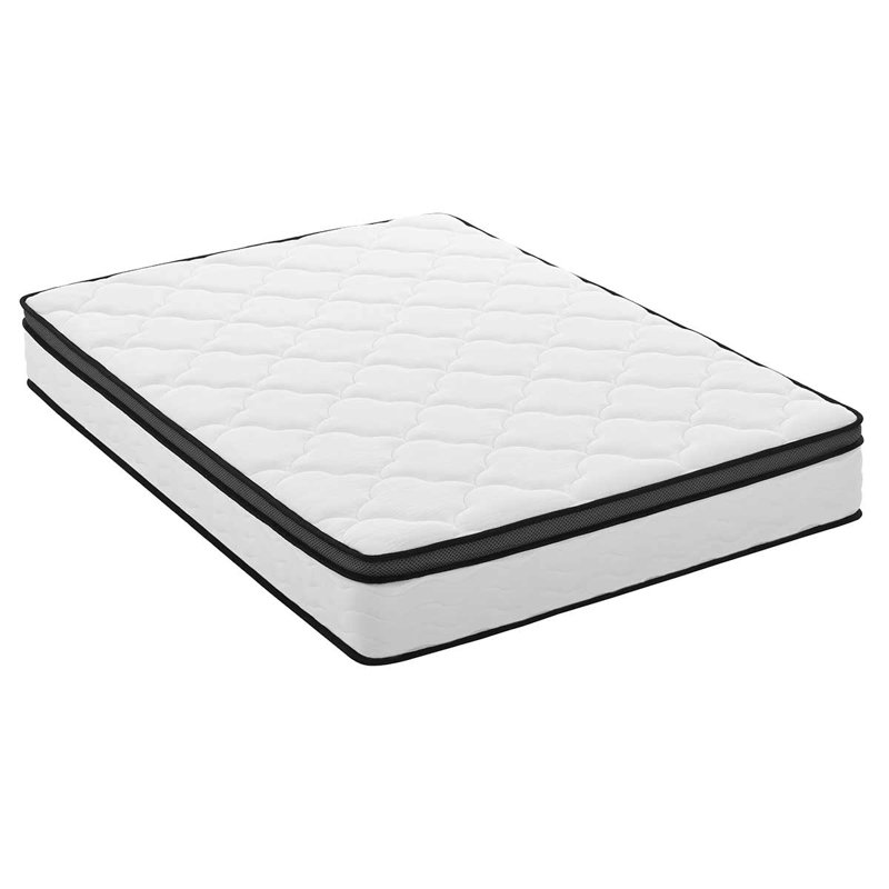 Hybrid Mattress In A Box, Pocket Coils Innerspring Mattress, Memory Foam Mattress, Full, 10"