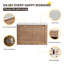 Base de meuble-lavabo mural 30 po avec 2 portes-120799306