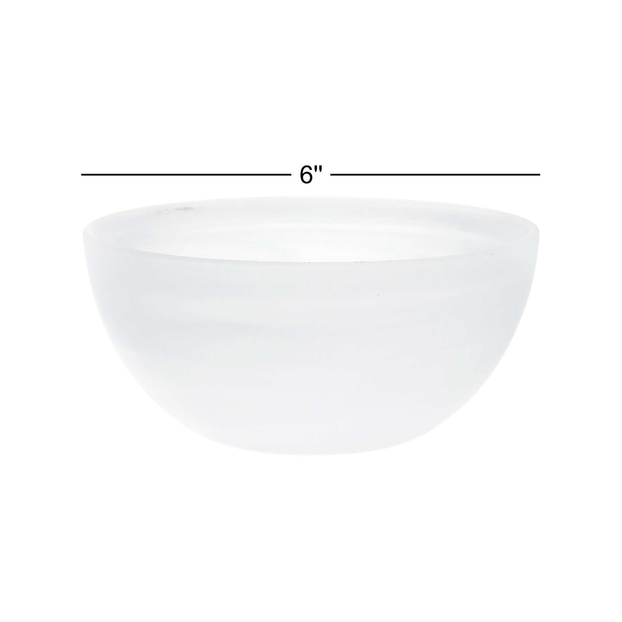 Fortessa La Jolla Glass Cereal Bowl, White