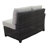 31'' Wide Wicker Patio Sectional with Cushions