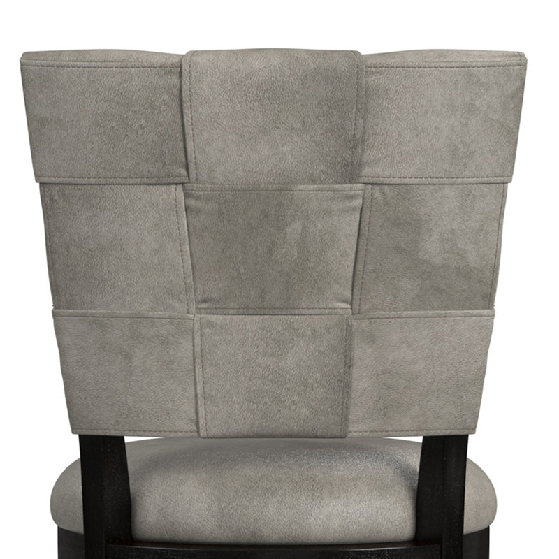 Tabouret de bar et de comptoir Bittu, Tabouret de comptoir (assise de 26 po de hauteur), Gris granit