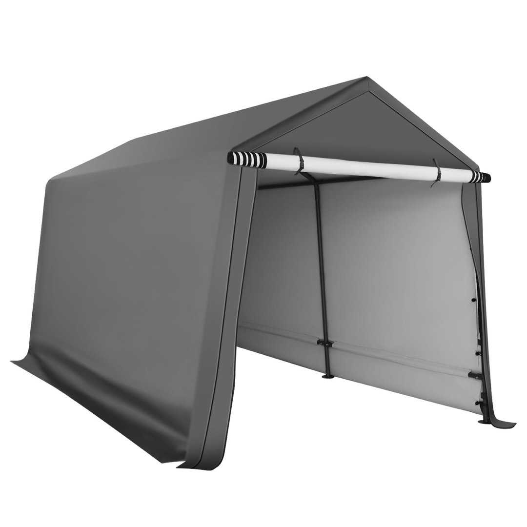 8 Ft. W x 14 Ft. D Steel Party Tent Canopy Abba Patio