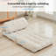  Canapé-lit pliant, canapé-lit convertible avec coussin et support pour le dos, fauteuil-lit pliant portatif, canapé-lit confortable au sol, canapé paresseux pour dortoir / salon / bureau / appartement, simple-1117753857
