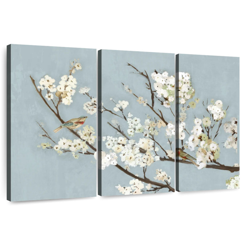 Kimono Harnek avec oiseaux, H 36 po x l 57 po