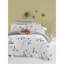Ensemble de housse de couette 100% coton blanc / gris / mauve / jaune Tellier-900028768