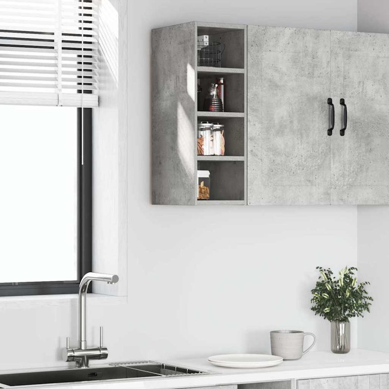 Hanging Cabinet Riga, Concrete Grey