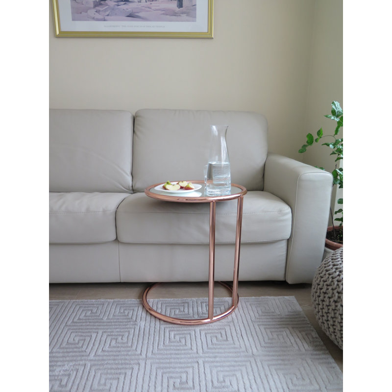 Davin C Table End Table, Copper
