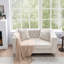 Causeuse en velours 61,8 ", mobilier de salon moderne pour appartement, beige-115948933