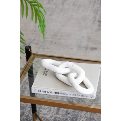 Sculpture chaîne en marbre Cienna