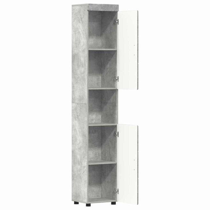 Linen Cabinet, Concrete Grey