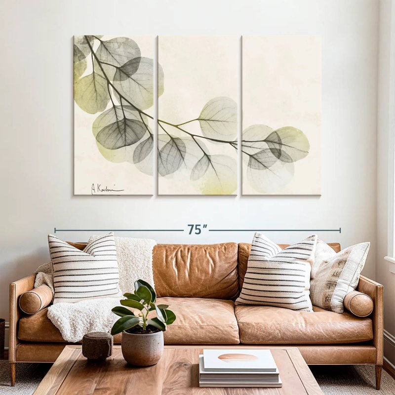 Harnek Sunkissed Eucalyptus I, 42" H x 65" W