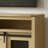 U-Shaped Sideboard With Sliding Barn Door And Mesh Panel, Featuring Farmhouse-Style Open Storage, Suitable For Multiple Scenarios.-1672665623
