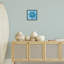 «Blue Flower Shape Design», estampe numérique, conception de Liz Jardine-77826370-77826368