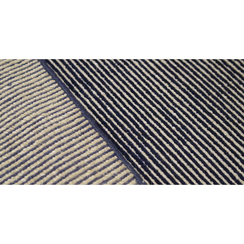 Tapis bleu foncé noué à la main de haute qualité, Rectangle 8 pi 7 po x 11 pi 9 po