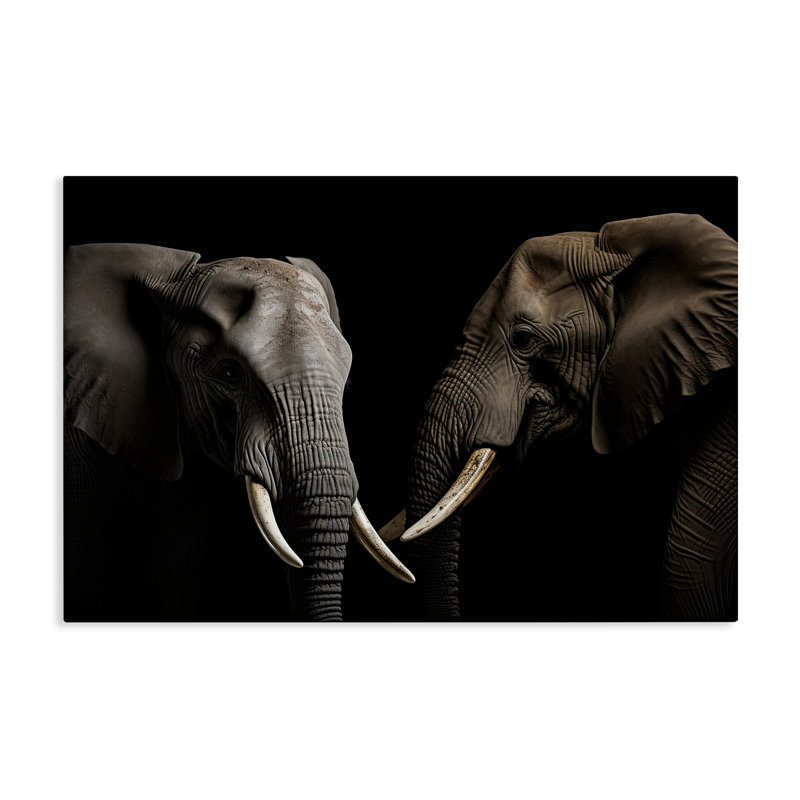 Paire d'éléphants Pachyderm, conception par Decent Exposures
