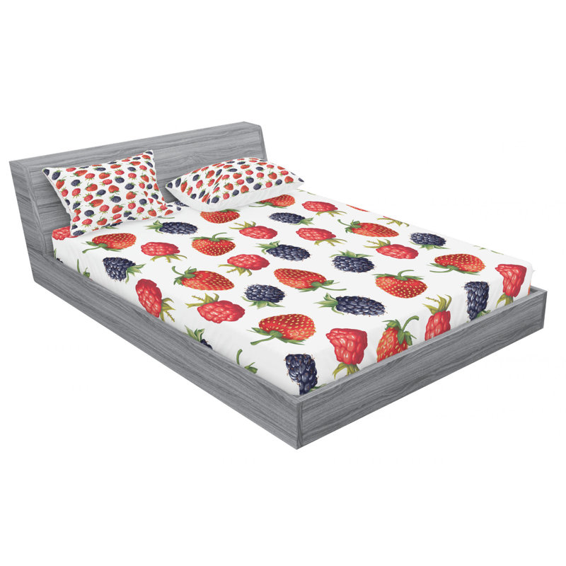 Microfiber Sheet Set, Queen Sheet Set with Fitted Sheet
