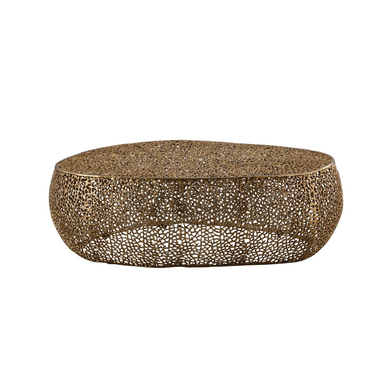 Cindie Coffee Table, Gold