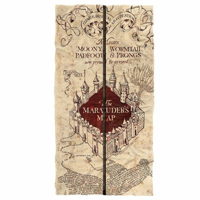 Marauder's Map Magic Beach Towel - 30 x 60 Officially Licensed Harry Potter Accessory