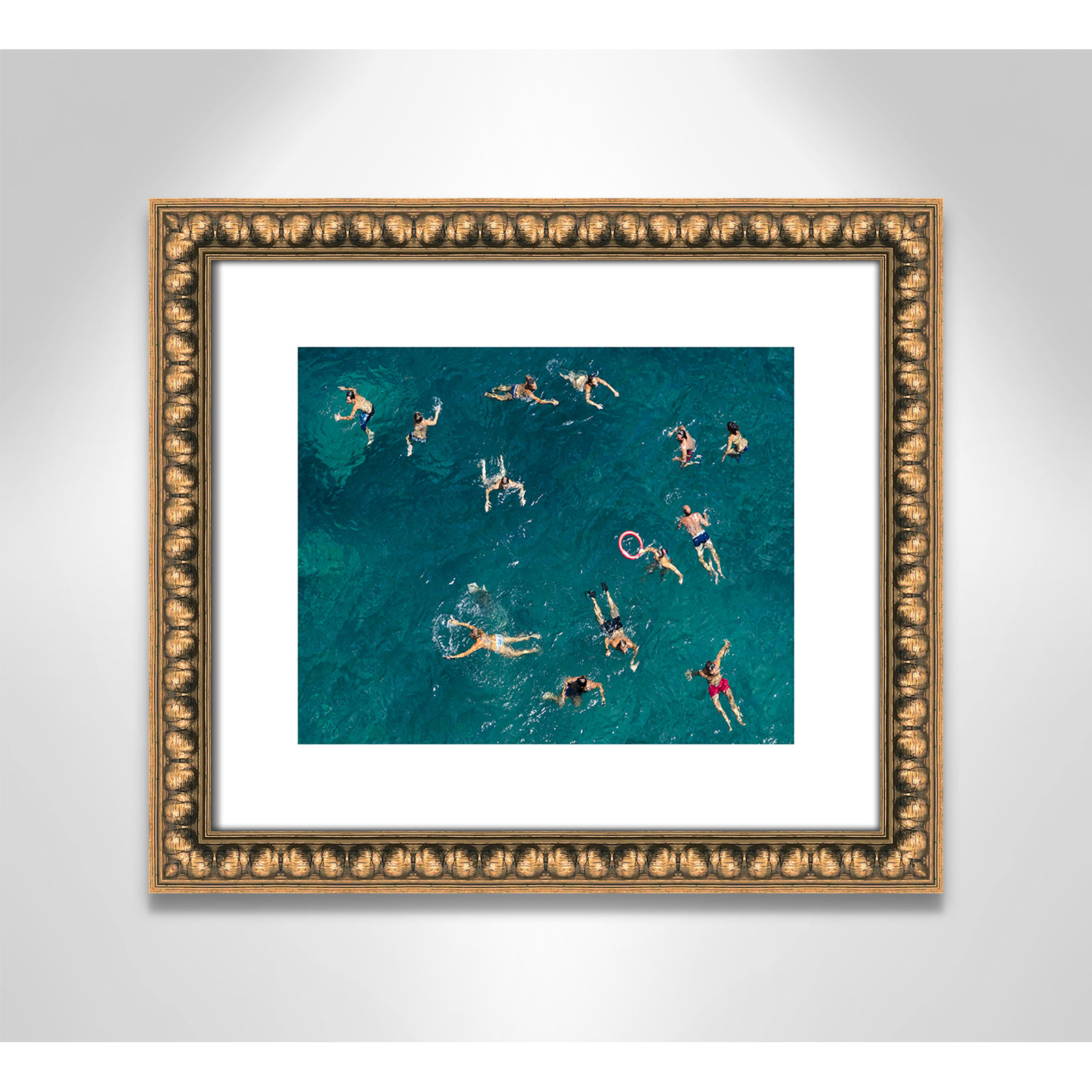 Tonti - Photograph Print, Gold Bead Framed Paper, 13" H x 15" W x 1.13" D