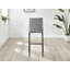 Kenesaw Luxury Breakfast Bar Stool in Quilted Design Velvet Leg - Modern Chic Kitchen-772275609-753626242