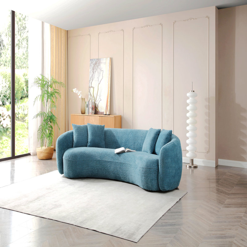 Canapé modulaire incurvé 102 po Boucle