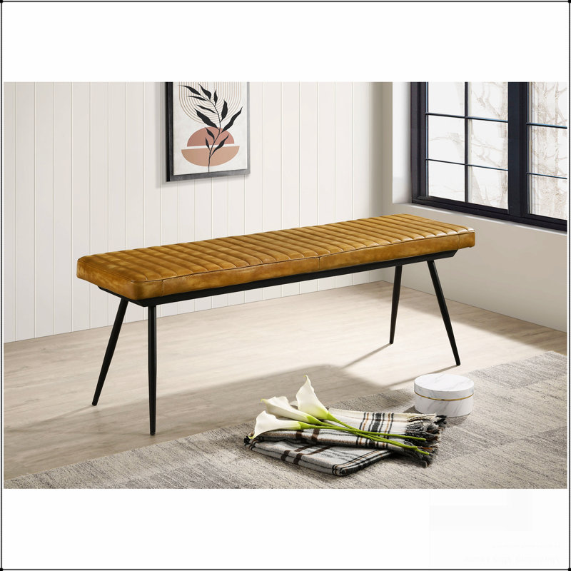 Tufted Cushion Side Bench