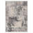 Ethereal Abstract Machine Washable Grey / Black / Beige Indoor Area Rug with Non-Slip Backing-806758051