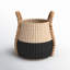 Armadi Two Tone Wicker Basket with Handles-1299409139