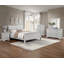 Ensemble de chambre à coucher Louis en bois massif 3 pièces pour lit simple, avec lit traîneau et style Louis-Philippe-134180113-134180116