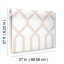 Rouleau de papier peint texturé L 27 pi x l 27 po Require-1259334724