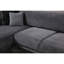 Élégant canapé-lit d'angle, anthracite, 113,0 po x 66,5 po x 33,5 po | Structure en bois de hêtre et en carton, tissu 100% polyester | Coussins confortables en mousse et en silicone de 10,0 cm | Comprend 2 coussins de 18,0 x 18,0 pouces | Design scandinave moderne-1924274394-1924274393